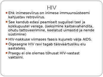 VIIRUSTEST TINGITUD HAIGUSED #12