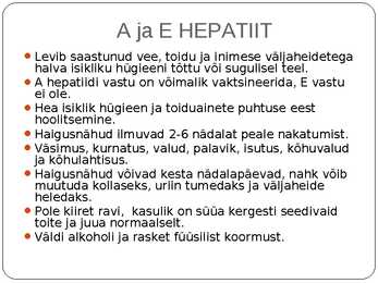 VIIRUSTEST TINGITUD HAIGUSED #5