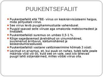 VIIRUSTEST TINGITUD HAIGUSED #7
