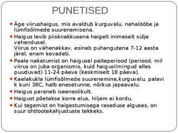 VIIRUSTEST TINGITUD HAIGUSED #10