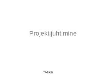 Projektijuhtimise kuldvillak #21