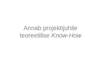 Projektijuhtimise kuldvillak #32