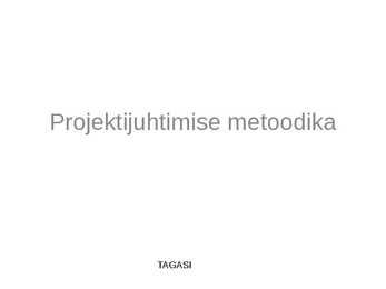 Projektijuhtimise kuldvillak #33