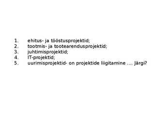 Projektijuhtimise kuldvillak #10