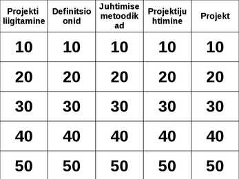 Projektijuhtimise kuldvillak