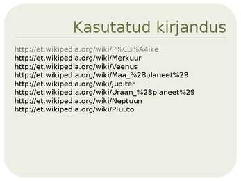Päikesesüsteemi esitlus #14