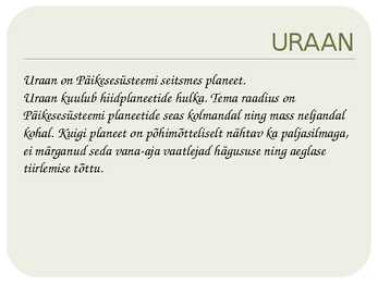 Päikesesüsteemi esitlus #10