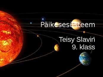 Päikesesüsteemi esitlus
