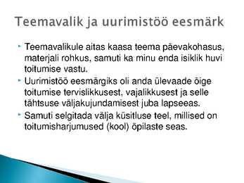 Uurimistöö kaitsekõne- Õpilaste toitumisharjumused #2