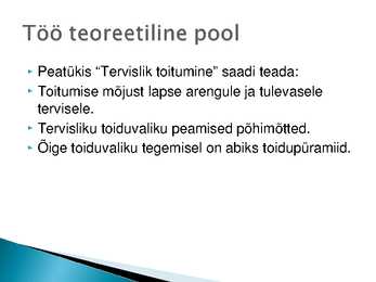 Uurimistöö kaitsekõne- Õpilaste toitumisharjumused #5