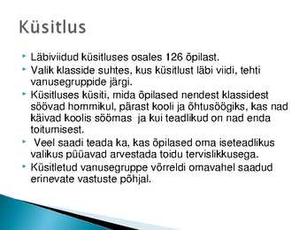 Uurimistöö kaitsekõne- Õpilaste toitumisharjumused #7