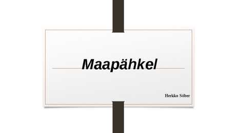 Maapähkel