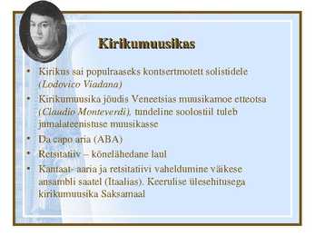 Barokk - kunsti- ja muusikastiil #15
