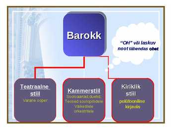 Barokk - kunsti- ja muusikastiil #9