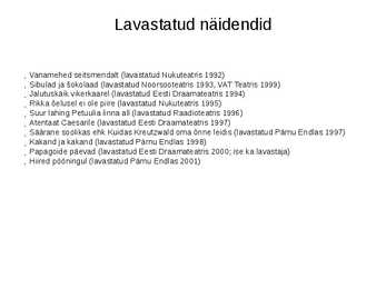 Andrus Kivirähk eluloo esitlus #4