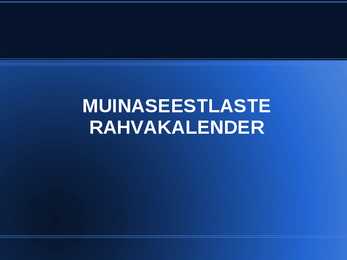 Rahvakalender - Jaanuar