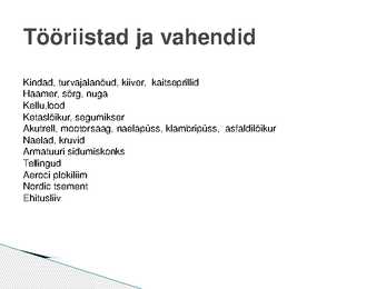 Ehituse praktikaaruanne #4