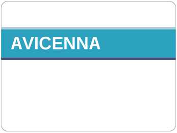 AVICENNA