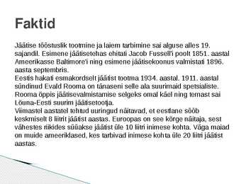 Jäätis esitlus #5