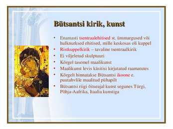 Bütsantsi ja vanavene kunst #11