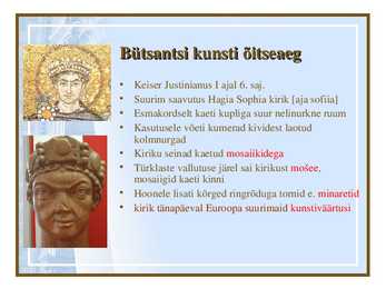 Bütsantsi ja vanavene kunst #4