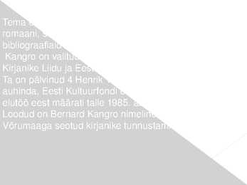 Masing ja Kangro-Arbujad #12