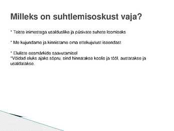 Suhtlemisoskus #3