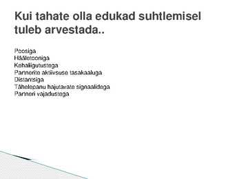 Suhtlemisoskus #5