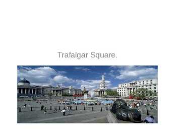 Trafalgar square and Leicester Square