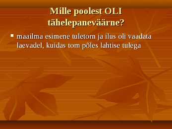 Aleksandria tuletorn #6