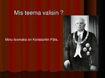 Konstantin Päts #2