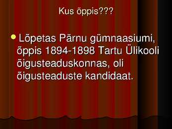 Konstantin Päts #5
