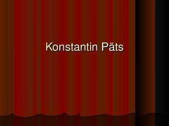 Konstantin Päts