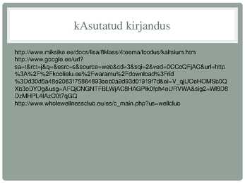 Kaltsium ja Magneesium Powerpoint #7