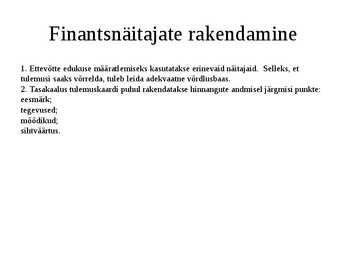 KATEGOORIA JUHTIMISE MÕÕDIKUD JA TOOTLIKKUS #2