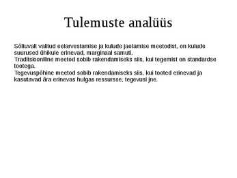 KATEGOORIA JUHTIMISE MÕÕDIKUD JA TOOTLIKKUS #17