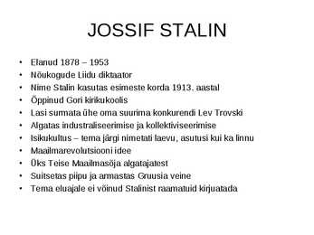 DEMOKRAATIA JA DIKTATUUR #12