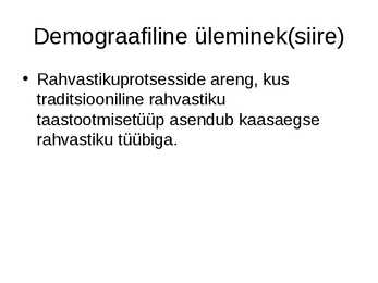 Rahvastik ja asutus #20