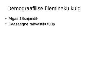 Rahvastik ja asutus #26