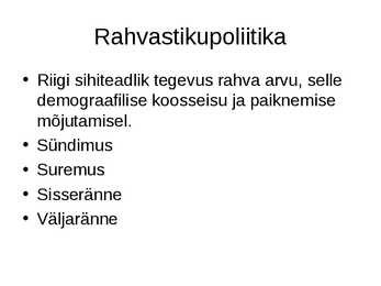 Rahvastik ja asutus #38