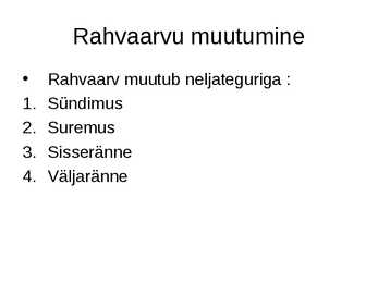 Rahvastik ja asutus #5