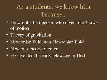 Sir Isaac Newton #5