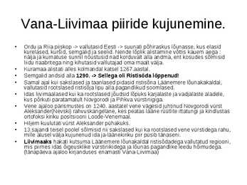 Eesti ajalugu-Keskaeg- Liivimaa ristisõda #23