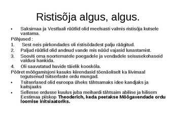 Eesti ajalugu-Keskaeg- Liivimaa ristisõda #10