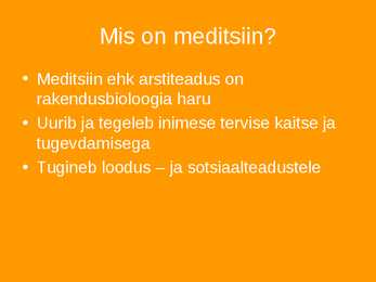 Tööstuslik pööre - Meditsiin #2