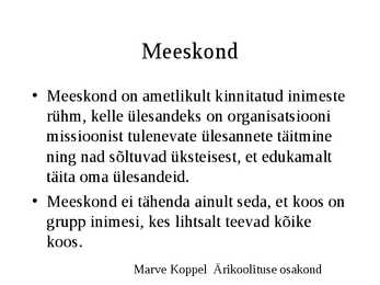Meeskonnatöö #3
