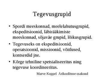Meeskonnatöö #21