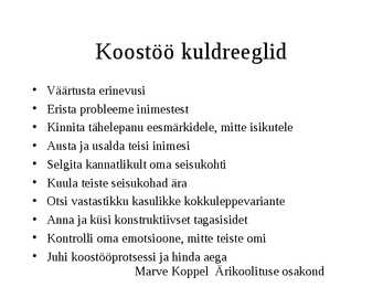 Meeskonnatöö #22
