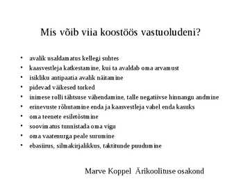 Meeskonnatöö #23