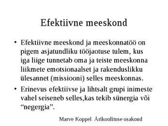 Meeskonnatöö #4